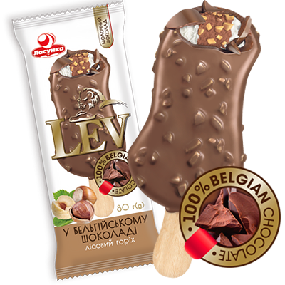 Морозиво LEV лісовий горіх